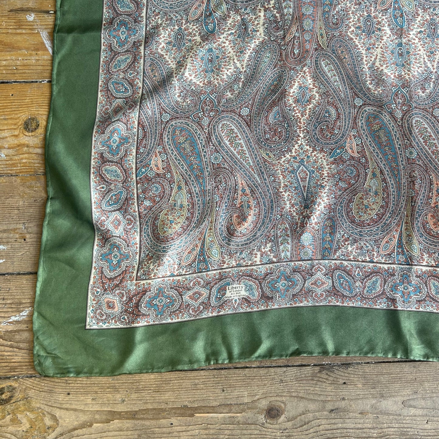 1970’s Liberty London Paisley Silk Scarf