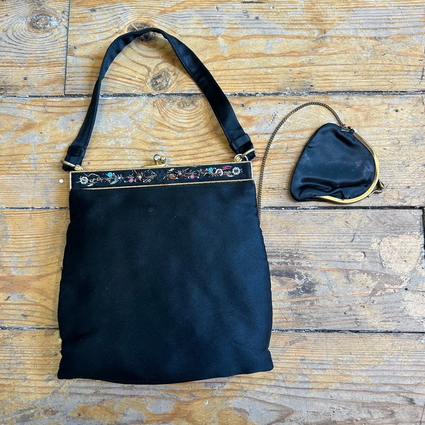 1950’s Beaded Silk Bag