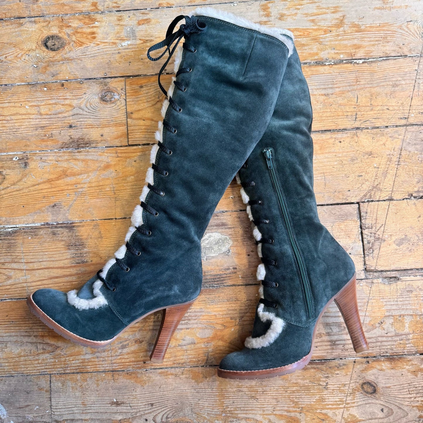 Marc Jacob's 2004 Runway Sheepskin Boots UK 6.5