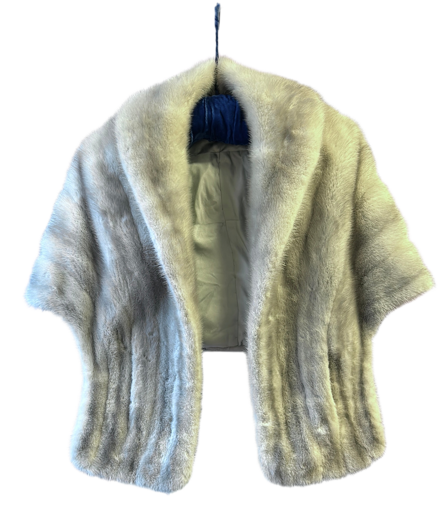 1970’s Rollins Furs Cerulean Mink Fur Cape