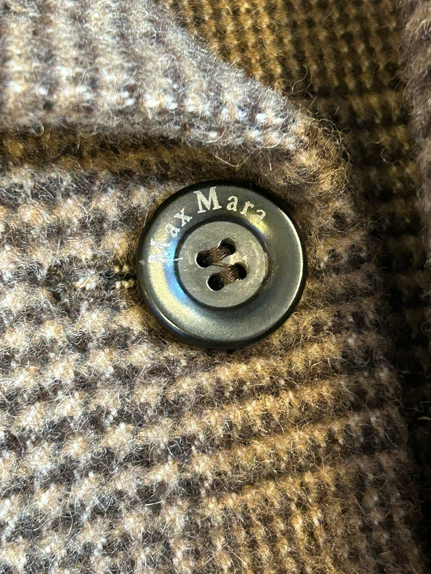 Max Mara Alpaca and Wool Coat UK 14