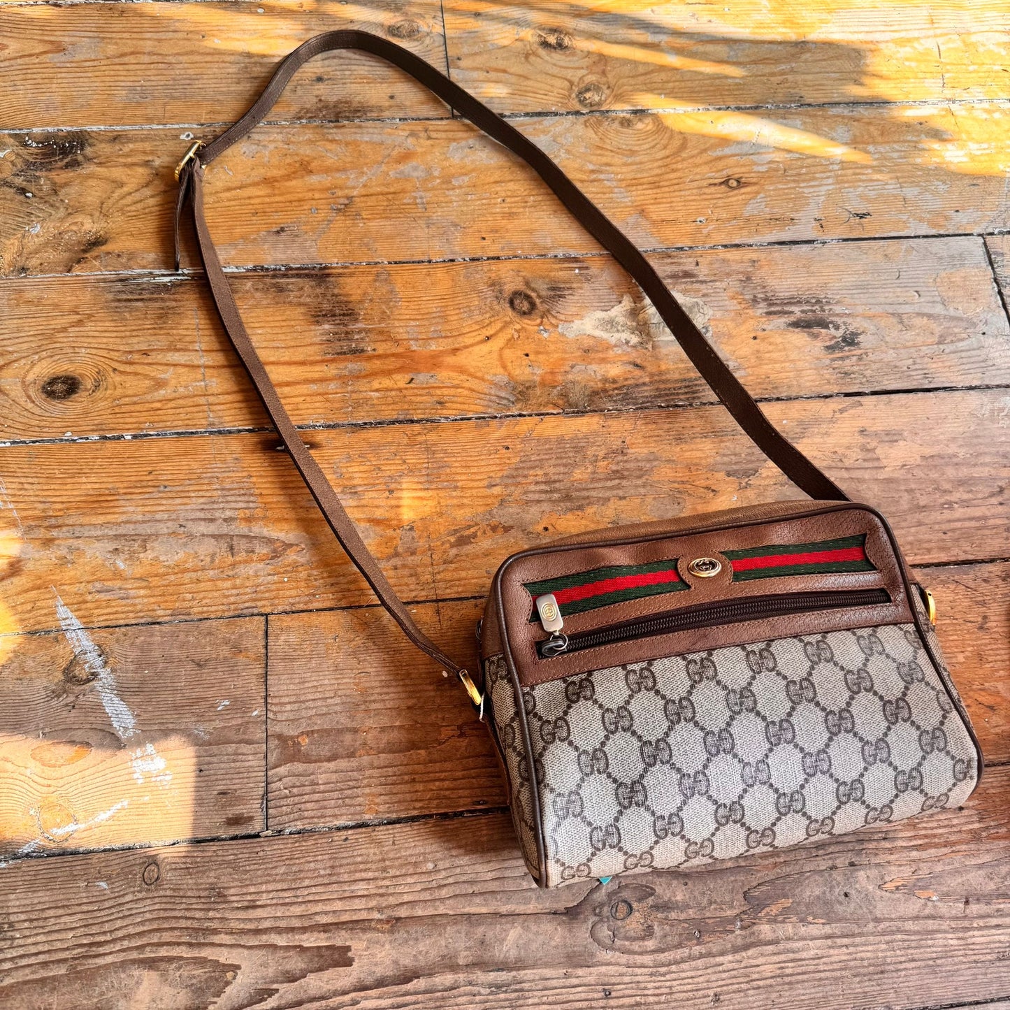 1980’s Gucci Ophidia Monogram Crossbody Bag