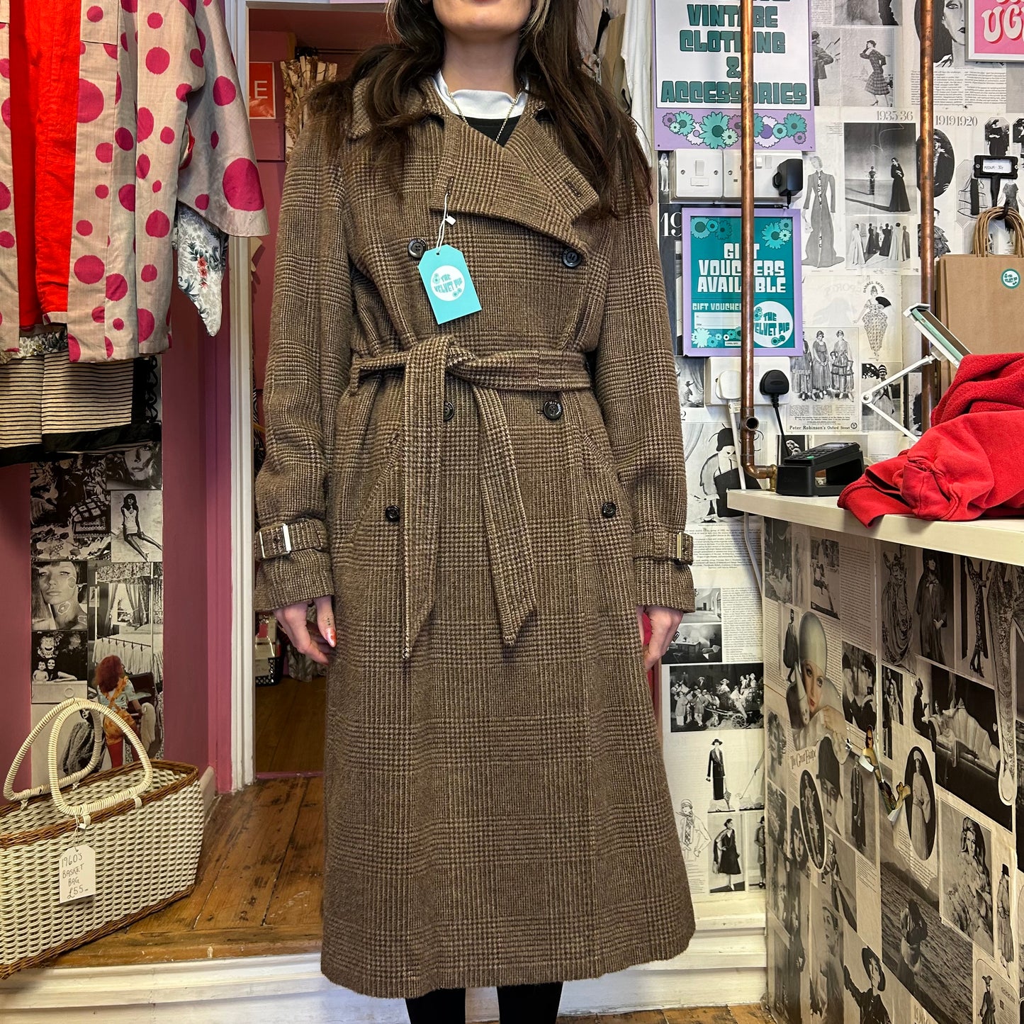 Max Mara Alpaca and Wool Coat UK 14