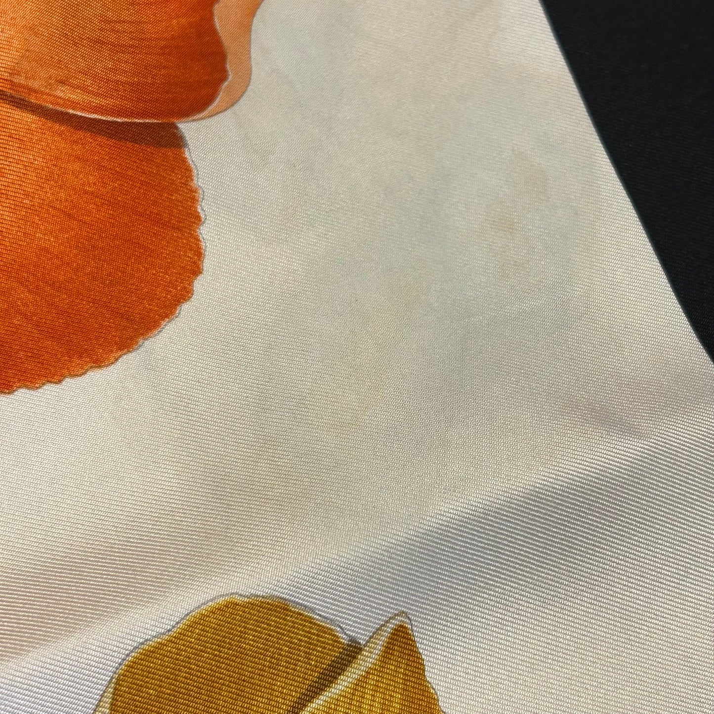 1980’s Salvatore Ferragamo Anemone Floral Print Silk Scarf