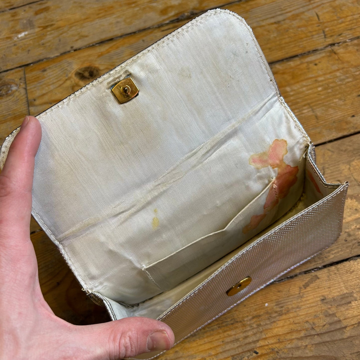 1960’s Metallic Silver Bag