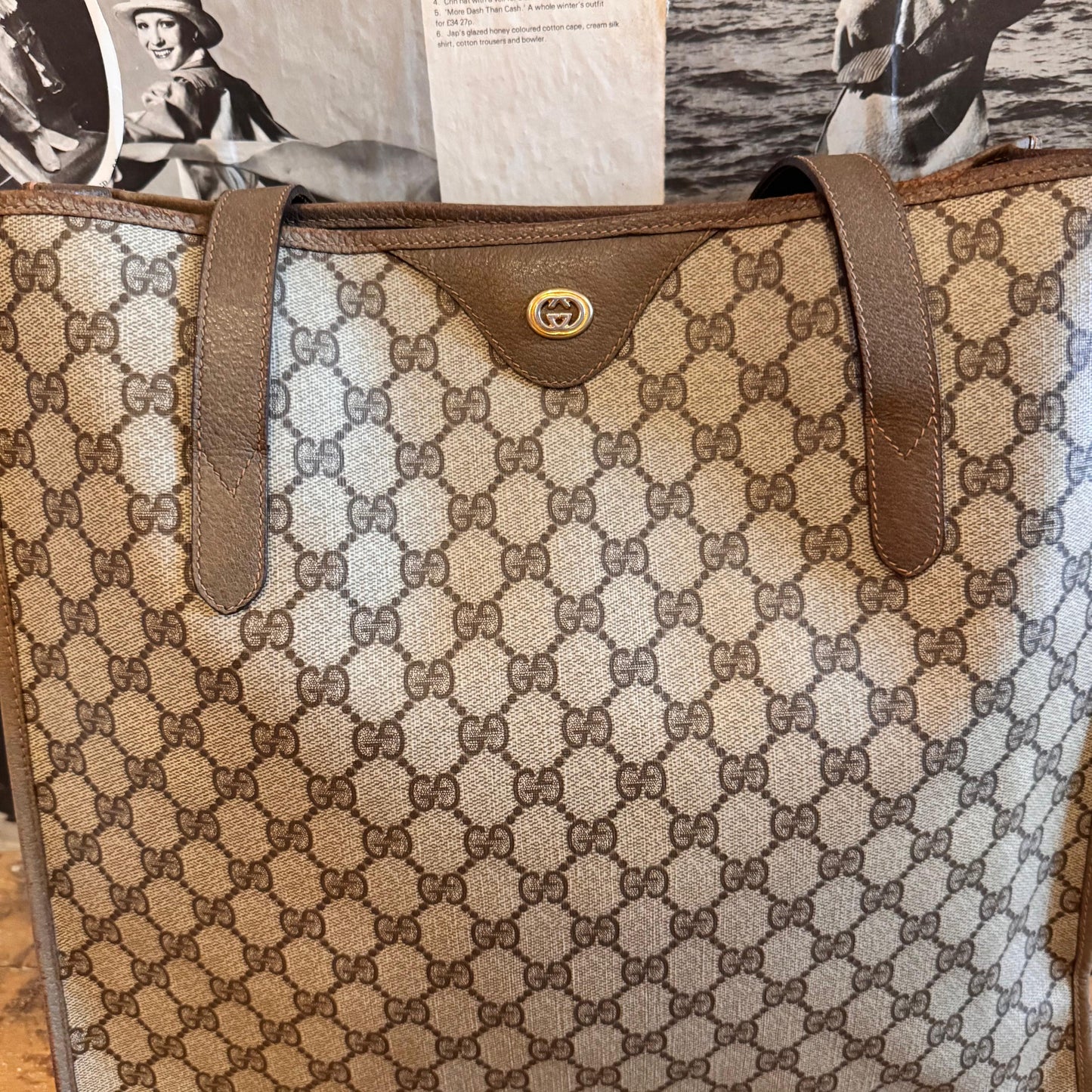 1980’s Gucci Monogram Tote Bag
