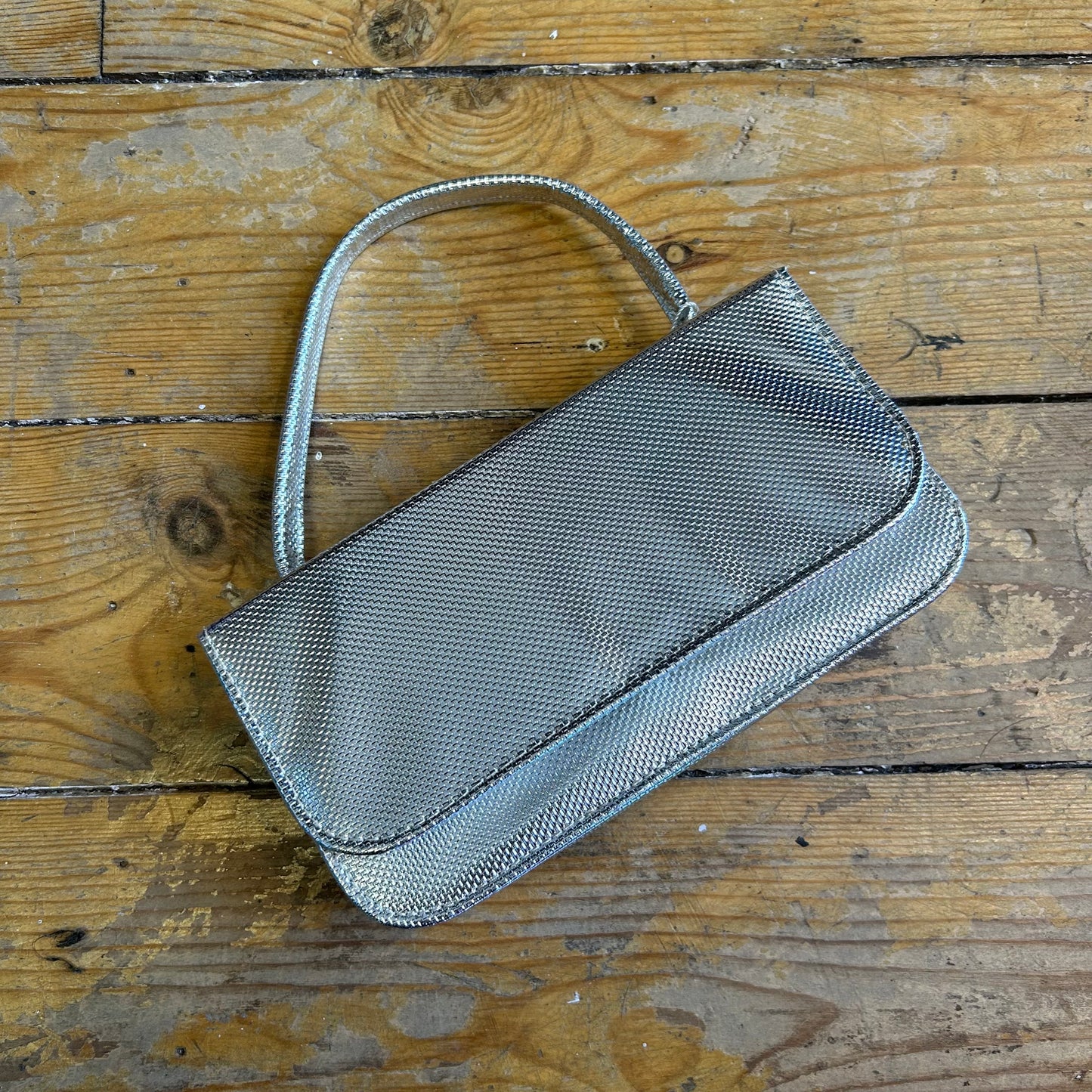 1960’s Metallic Silver Bag