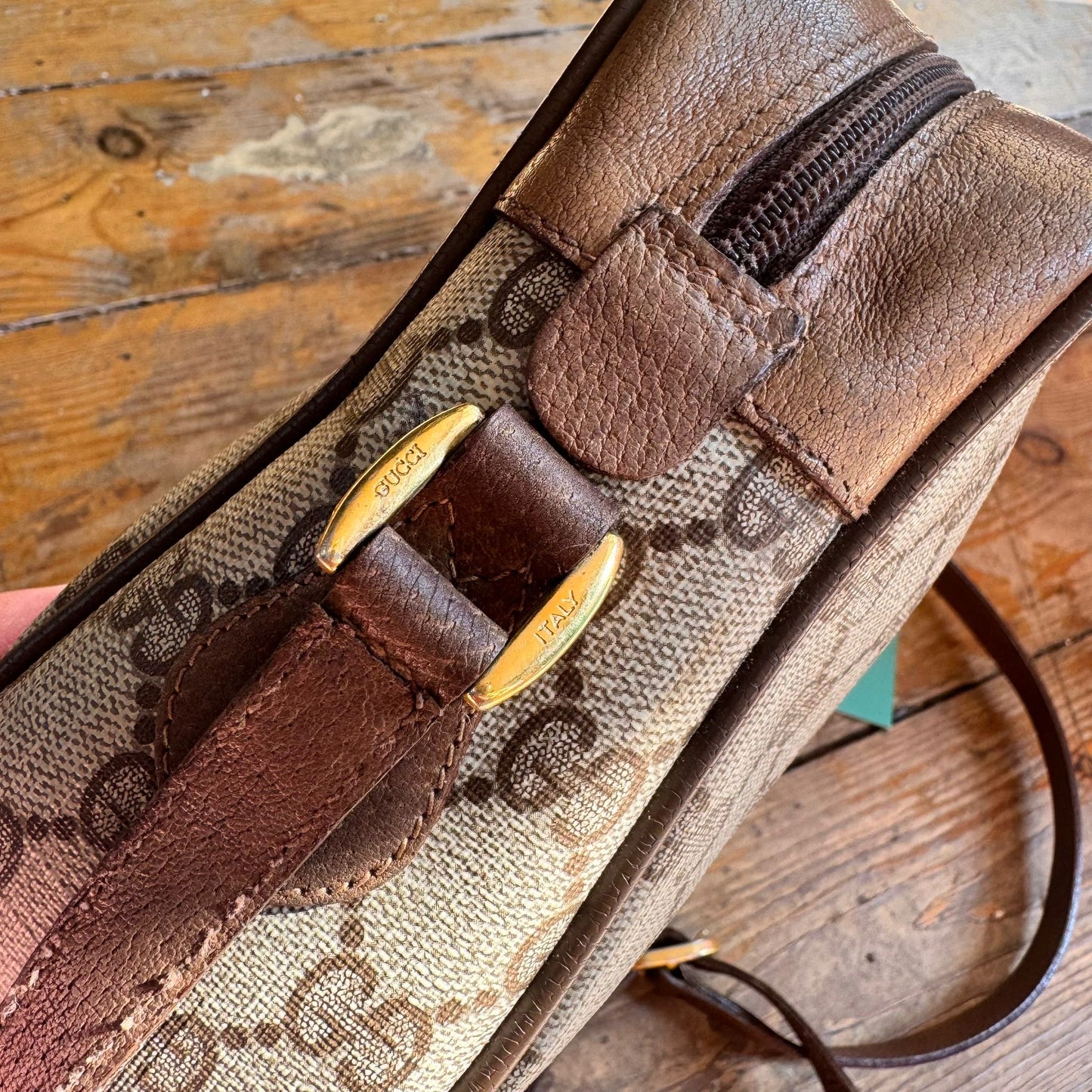 1980’s Gucci Ophidia Monogram Crossbody Bag