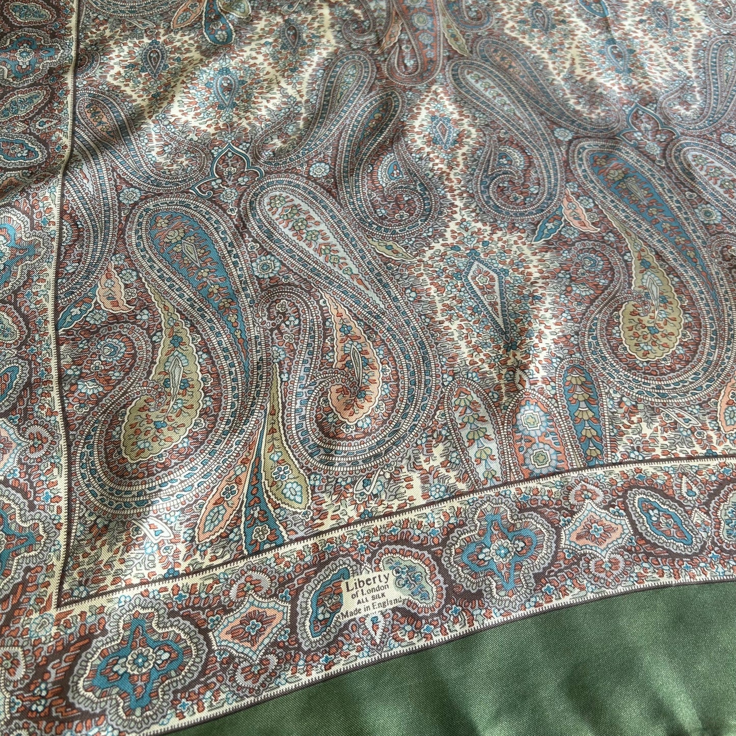 1970’s Liberty London Paisley Silk Scarf