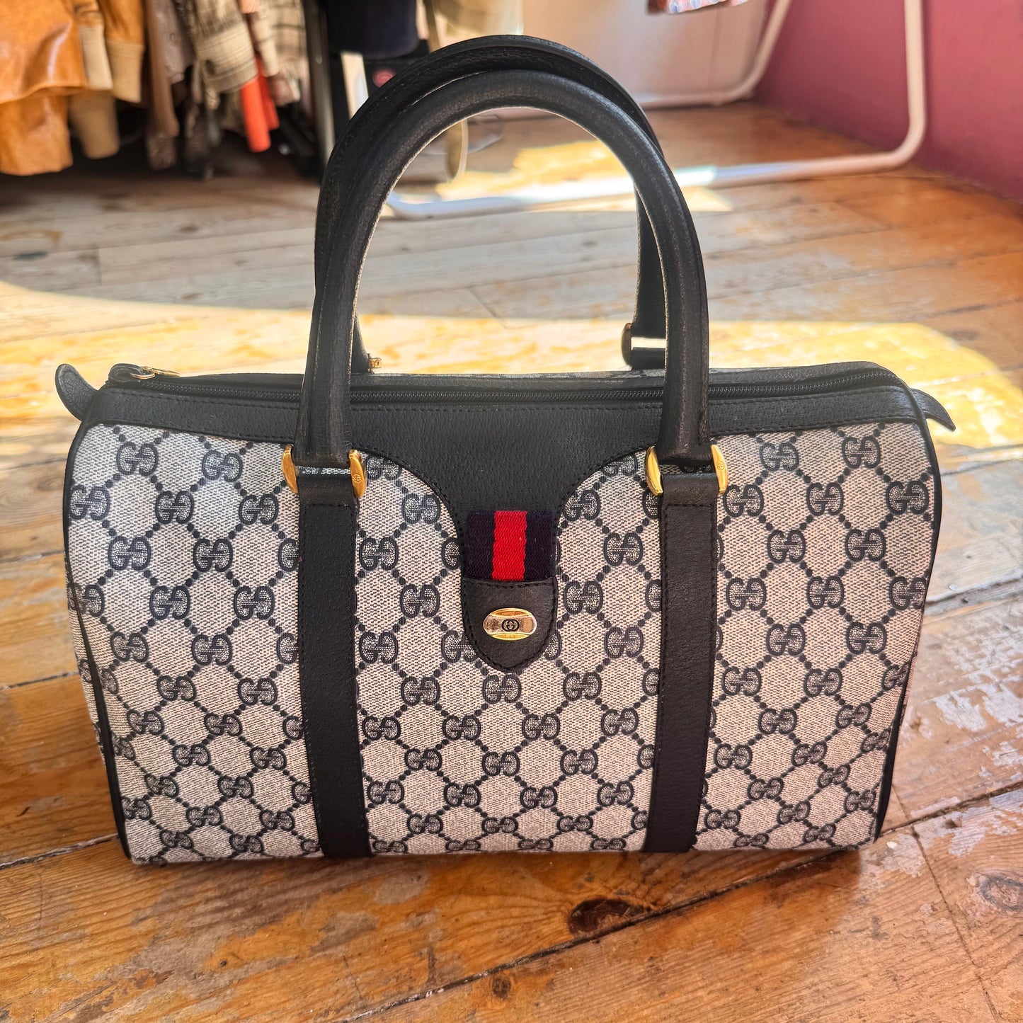 1980’s Gucci Ophidia Boston Bag