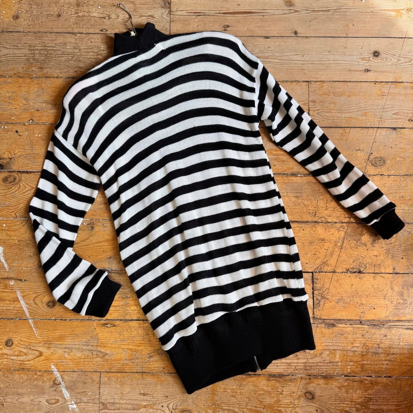 1980’s Punk Stripe Jumper Dress UK One Size