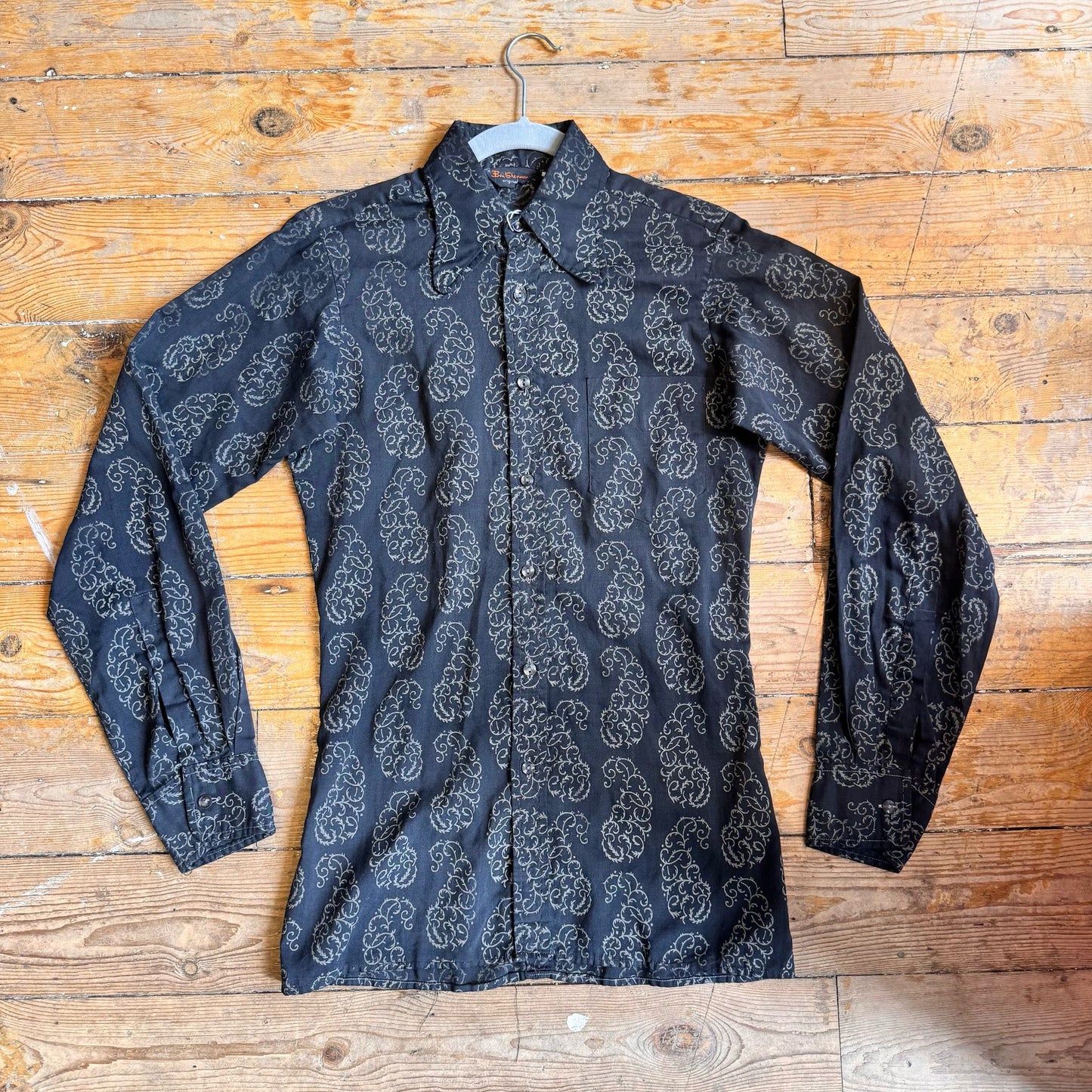 1960’s Ben Sherman Beagle Collar Shirt Men’s XS