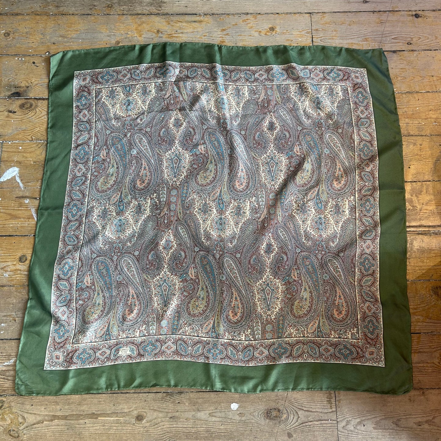 1970’s Liberty London Paisley Silk Scarf