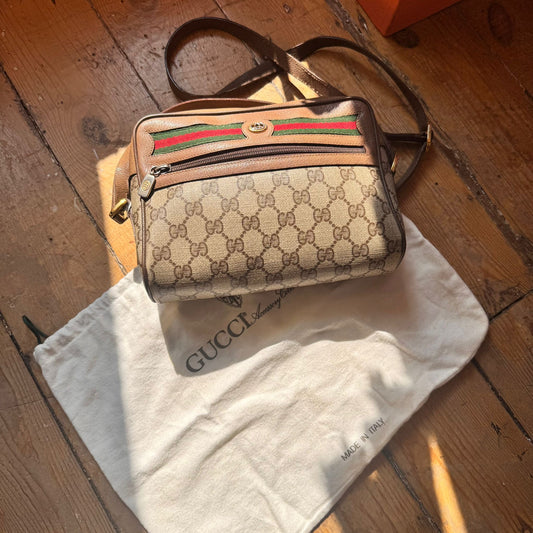 1980’s Gucci Ophidia Monogram Crossbody Bag