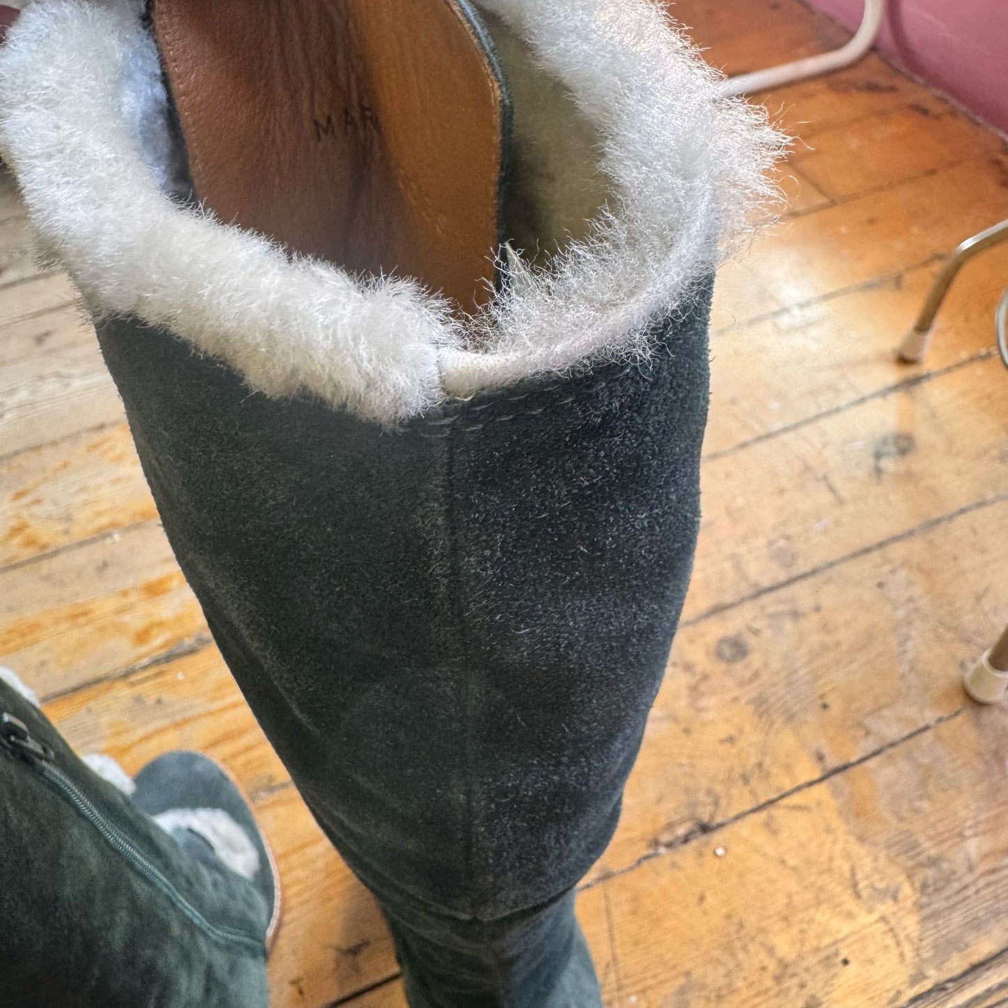 Marc Jacob's 2004 Runway Sheepskin Boots UK 6.5