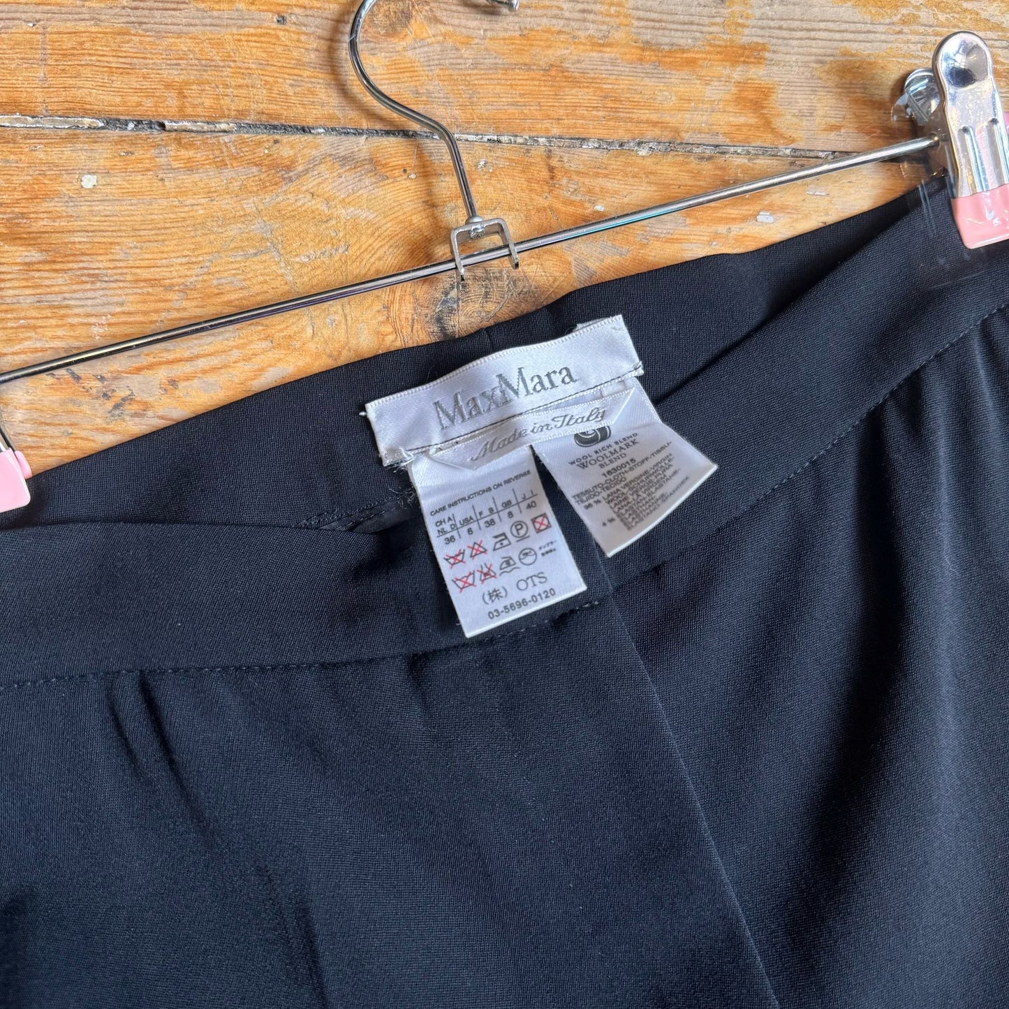 Max Mara Straight Leg Trousers UK 8-10