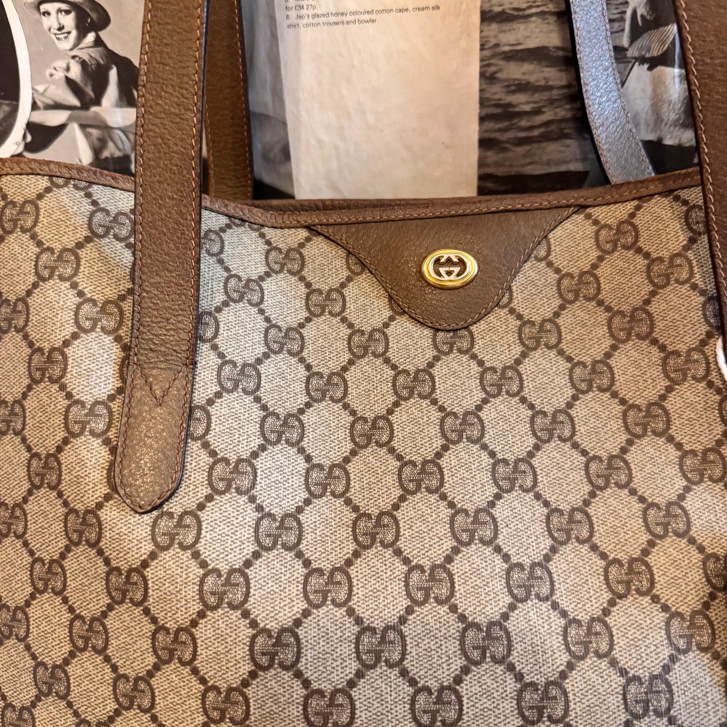 1980’s Gucci Monogram Tote Bag