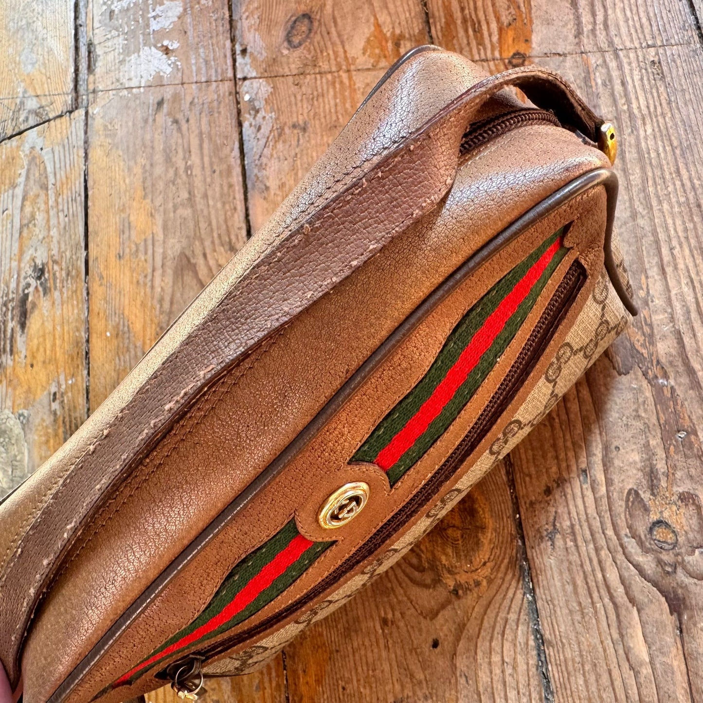 1980’s Gucci Ophidia Monogram Crossbody Bag