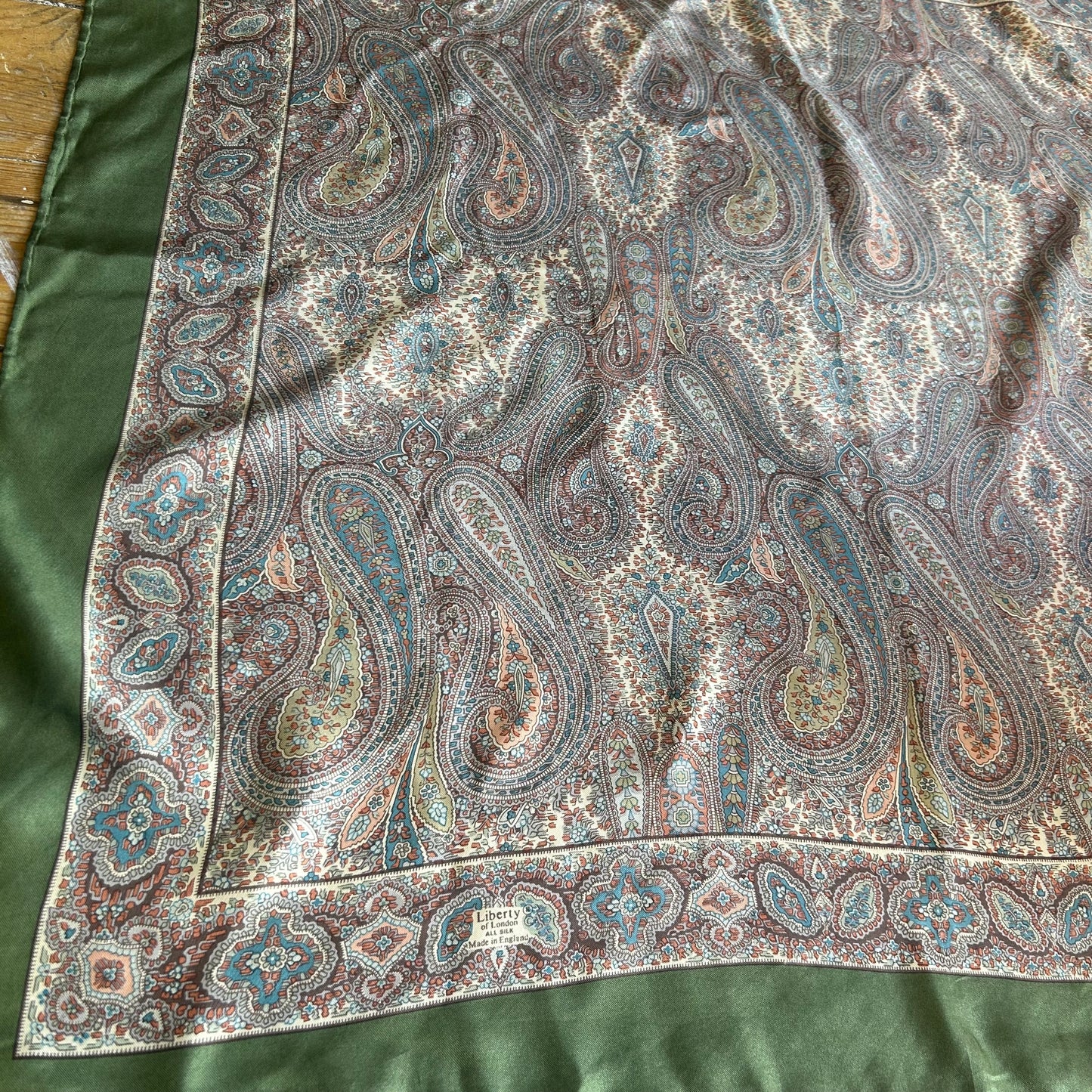 1970’s Liberty London Paisley Silk Scarf