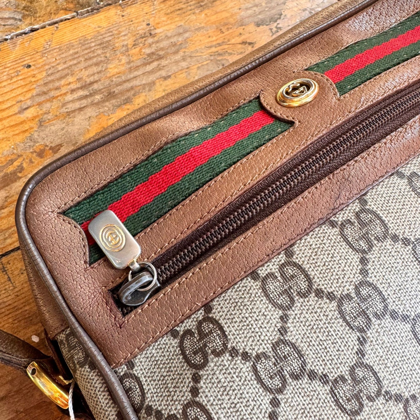1980’s Gucci Ophidia Monogram Crossbody Bag