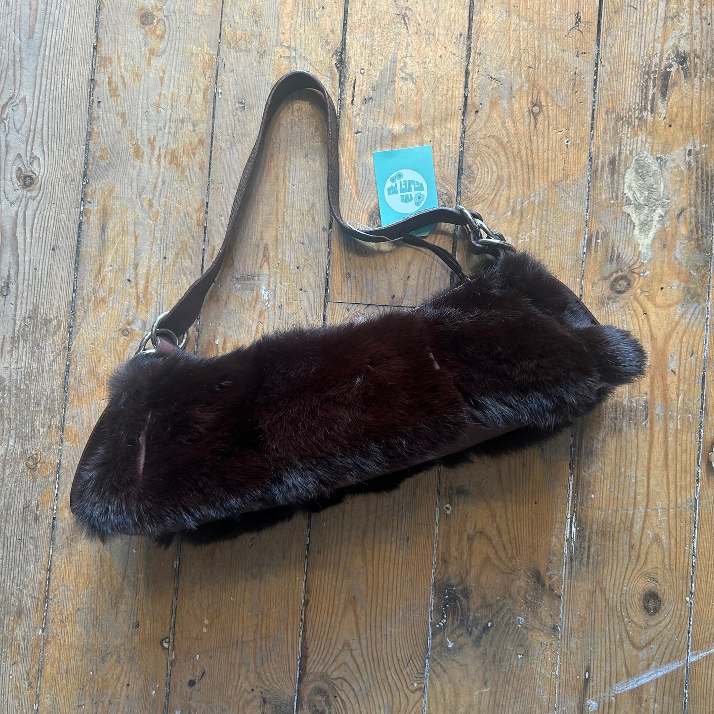 1990’s Tod’s Rabbit Fur & Python Handbag