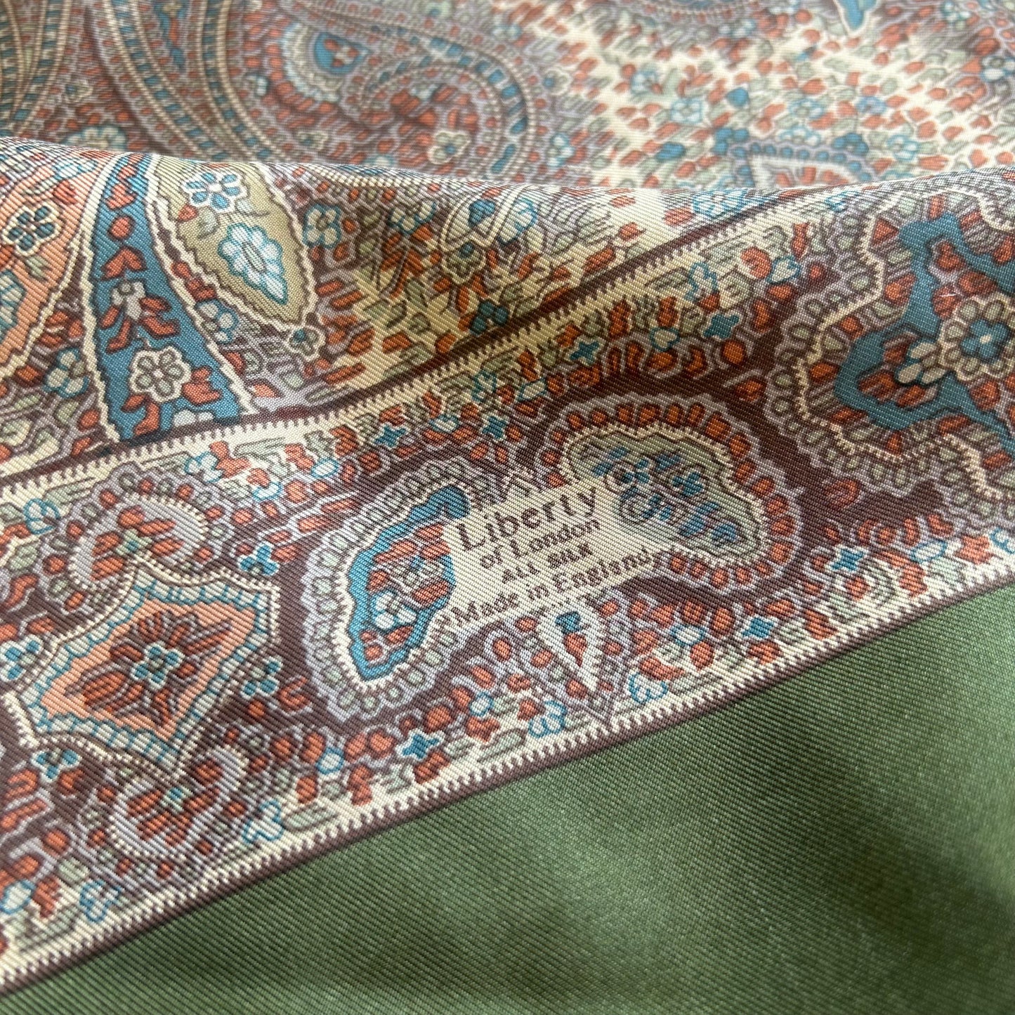 1970’s Liberty London Paisley Silk Scarf