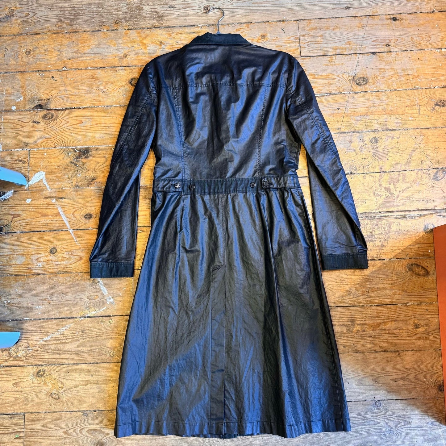 BCBGMAXAZRIA Coated Cotton Raincoat Size 8-10