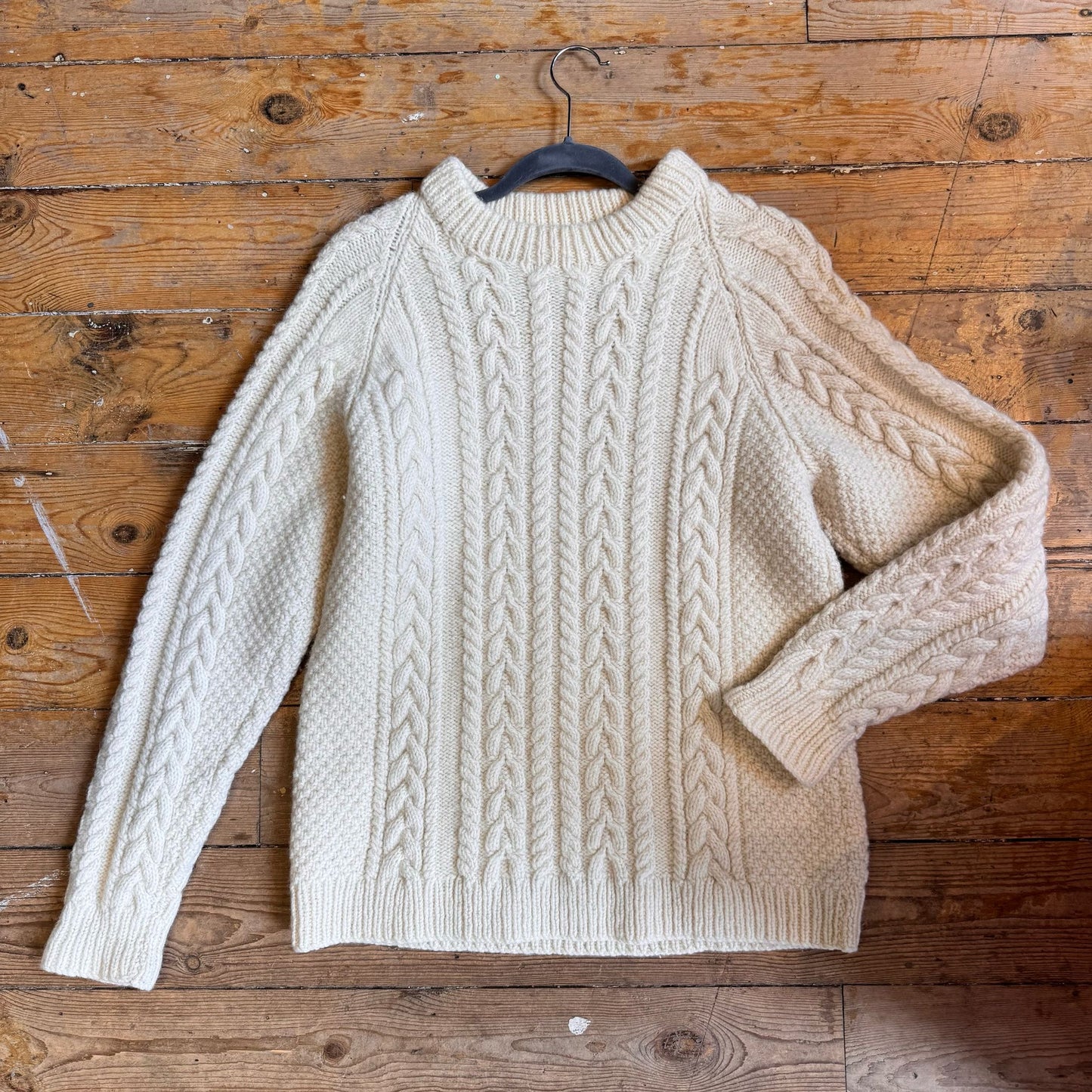 1960’s Heavy Arran Knit Jumper Men’s S