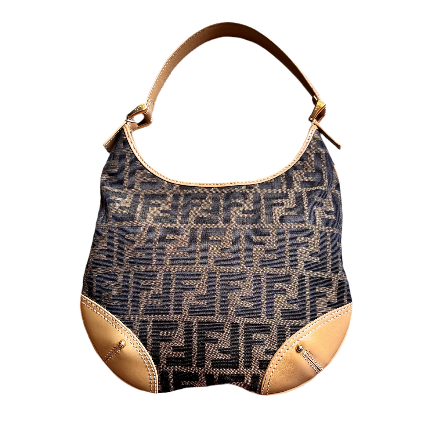 Vintage Fendi Zucca Hobo Bag
