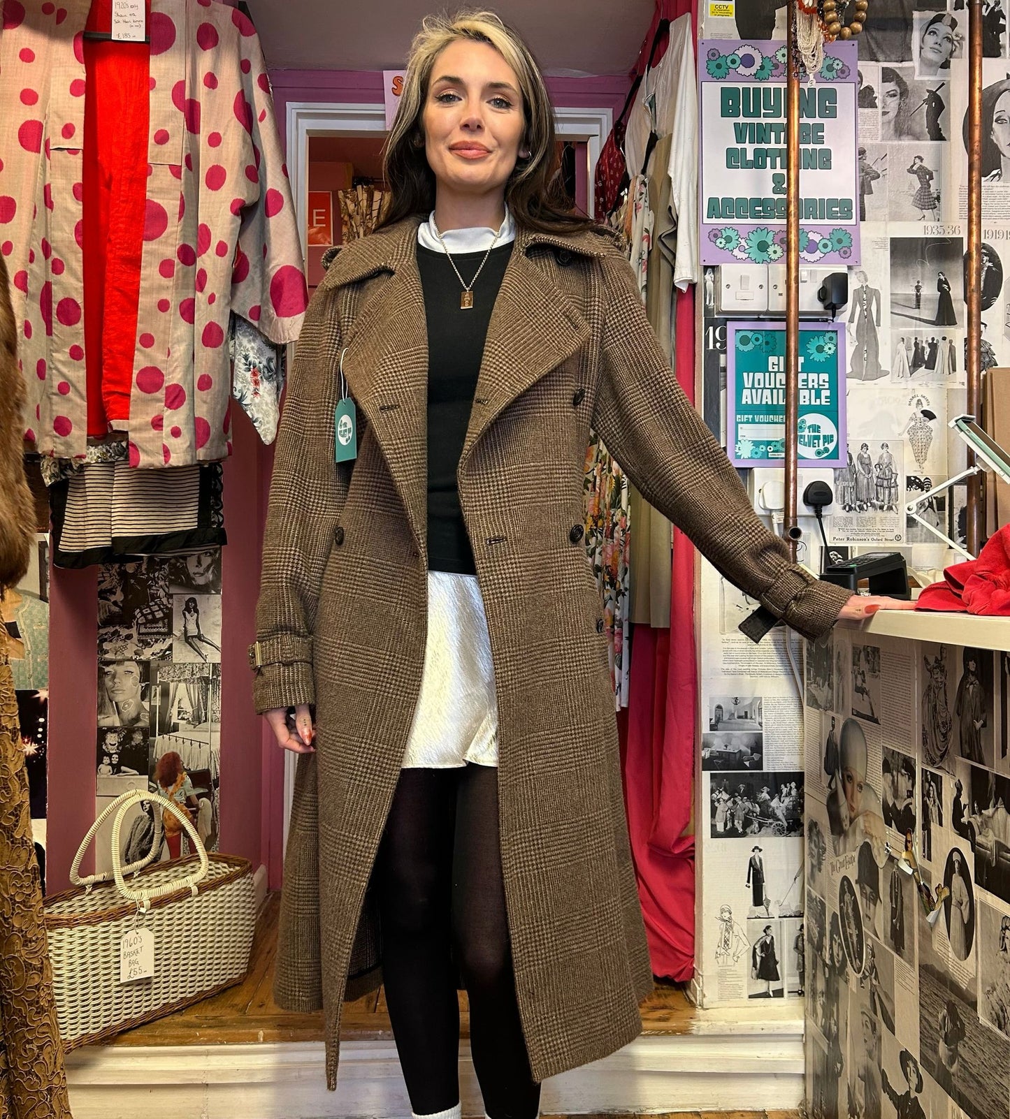 Max Mara Alpaca and Wool Coat UK 14