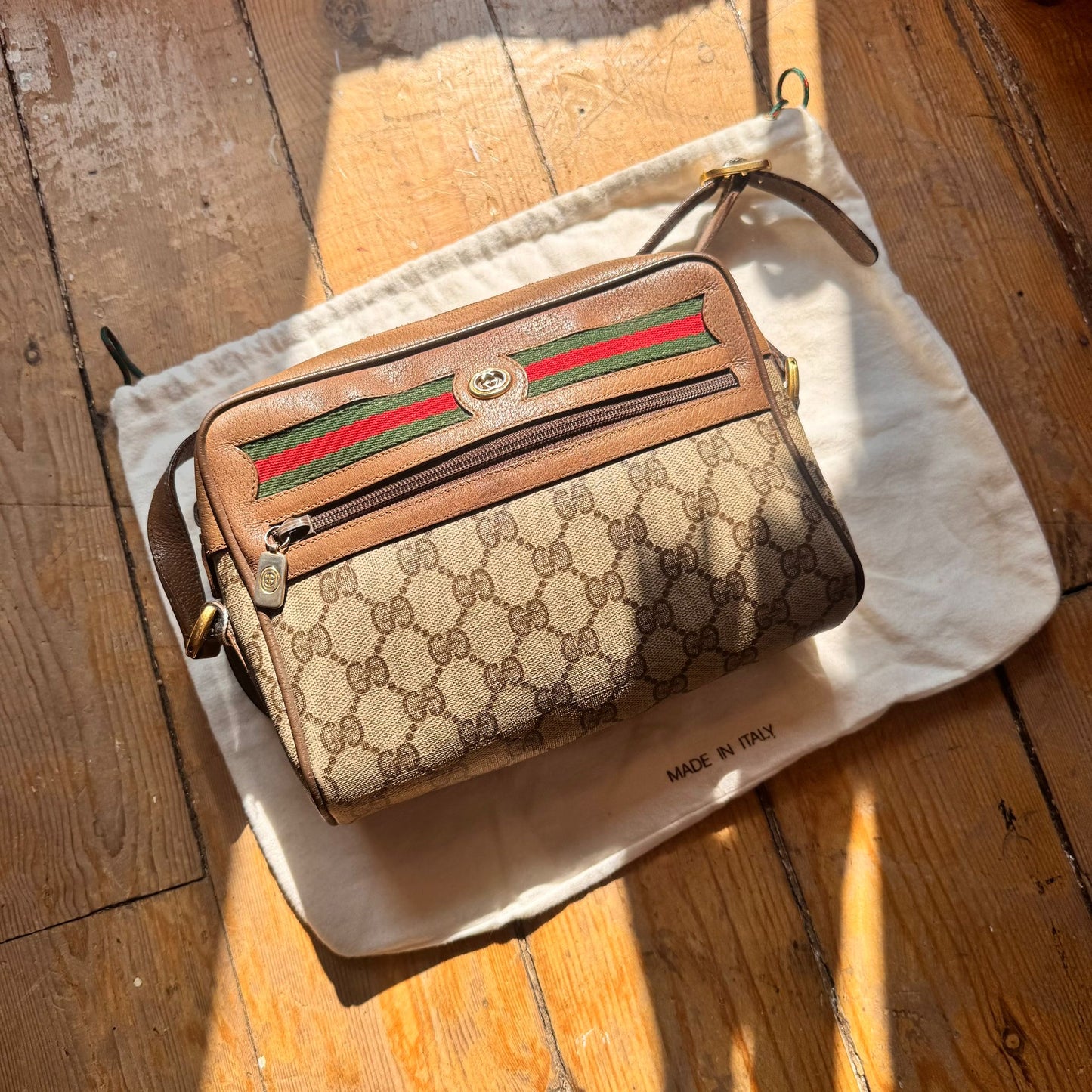 1980’s Gucci Ophidia Monogram Crossbody Bag