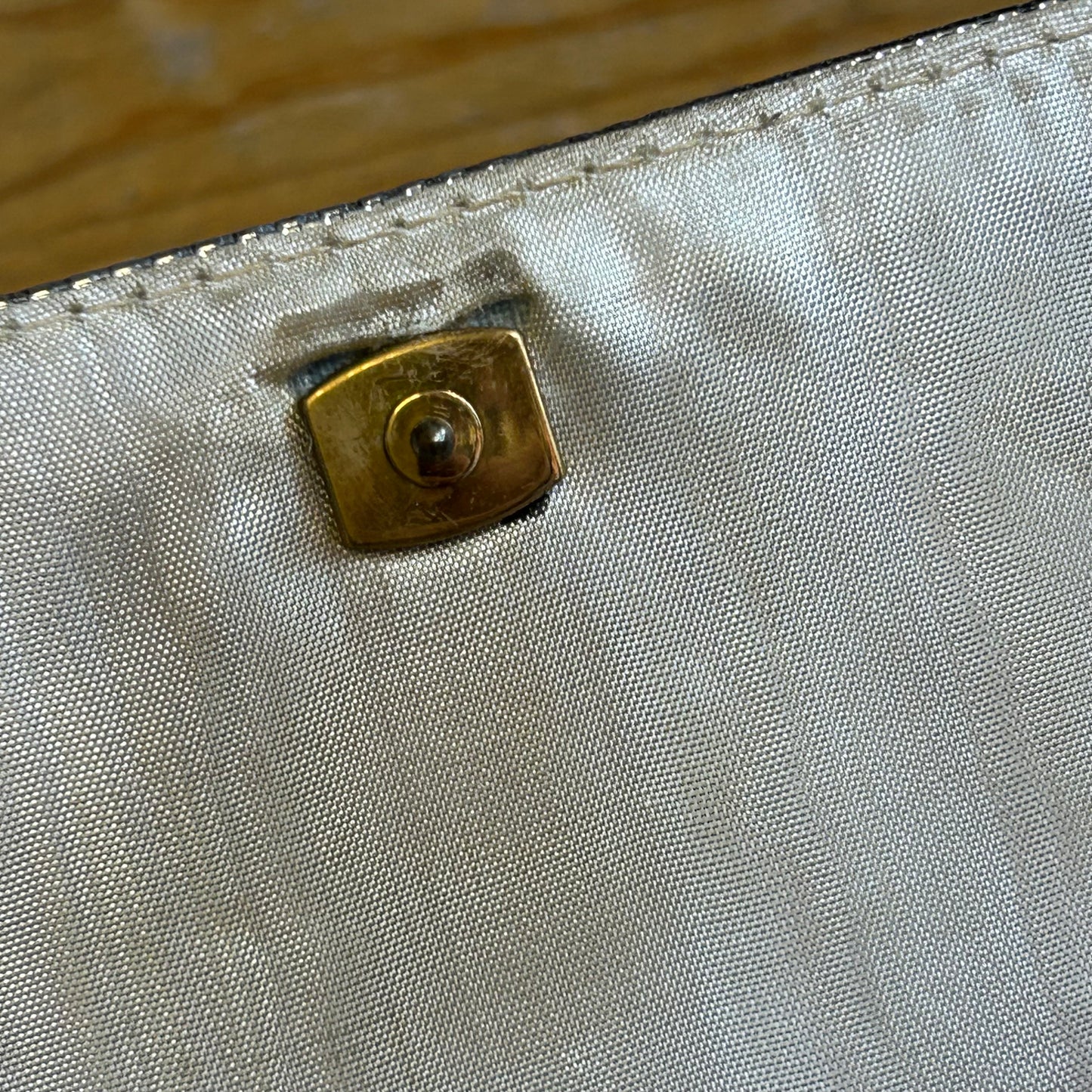 1960’s Metallic Silver Bag