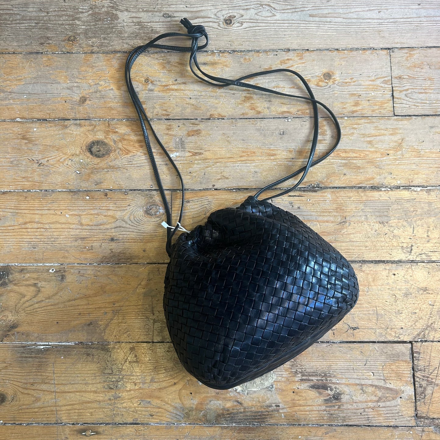 1990’s Bottega Veneta Intrecciato Drawstring Bag