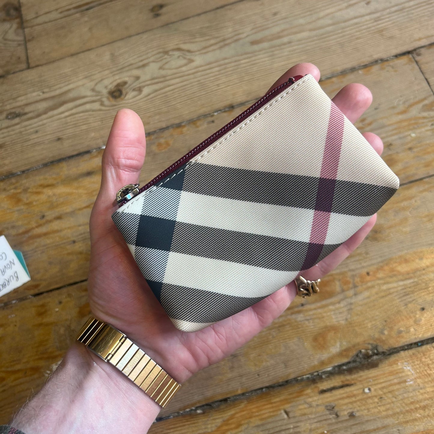 Burberry Small Nova Check Coin Purse
