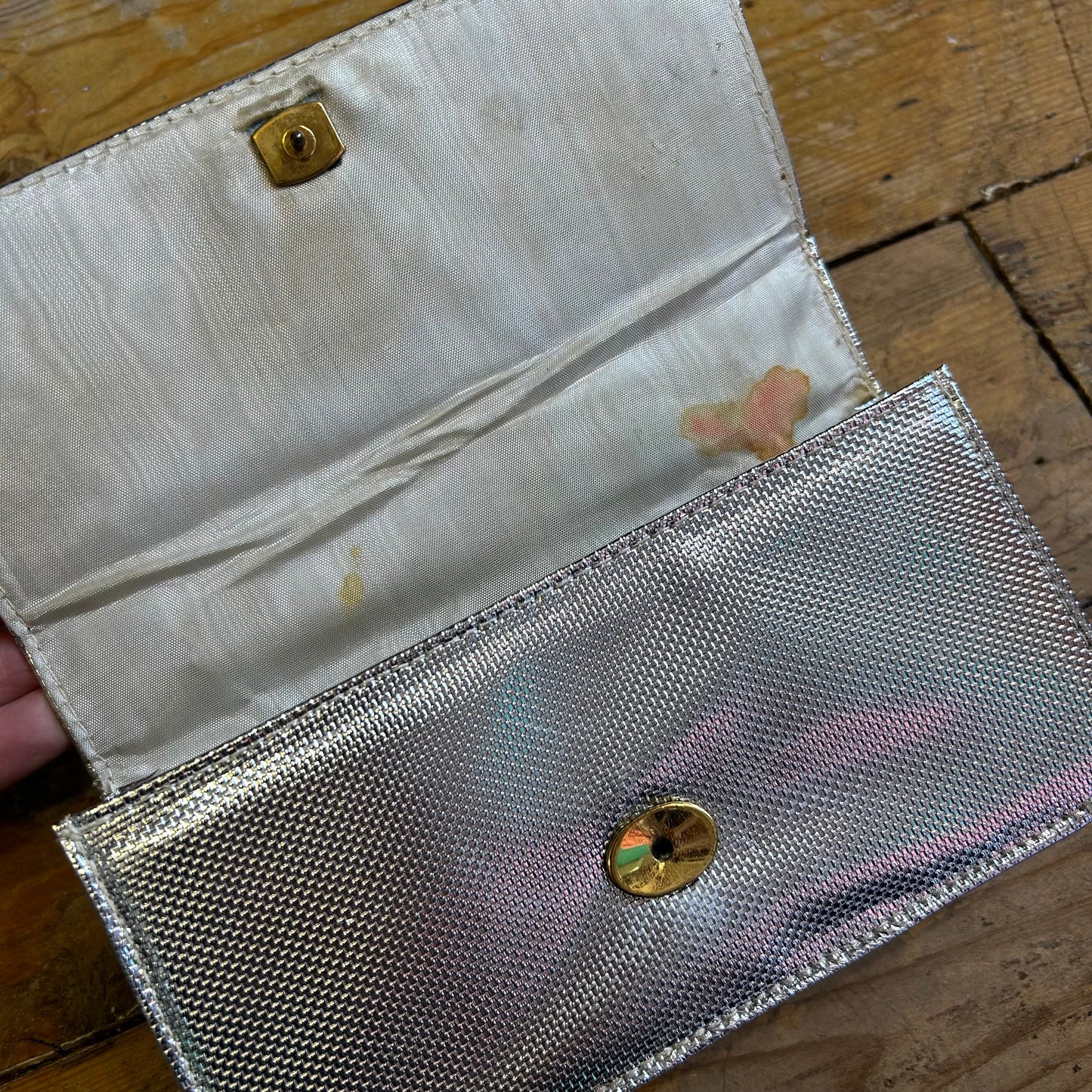1960’s Metallic Silver Bag