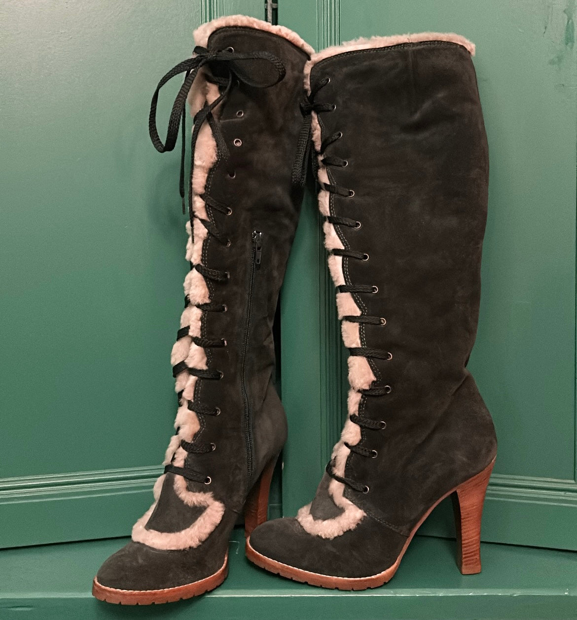 Marc Jacob's 2004 Runway Sheepskin Boots UK 6.5