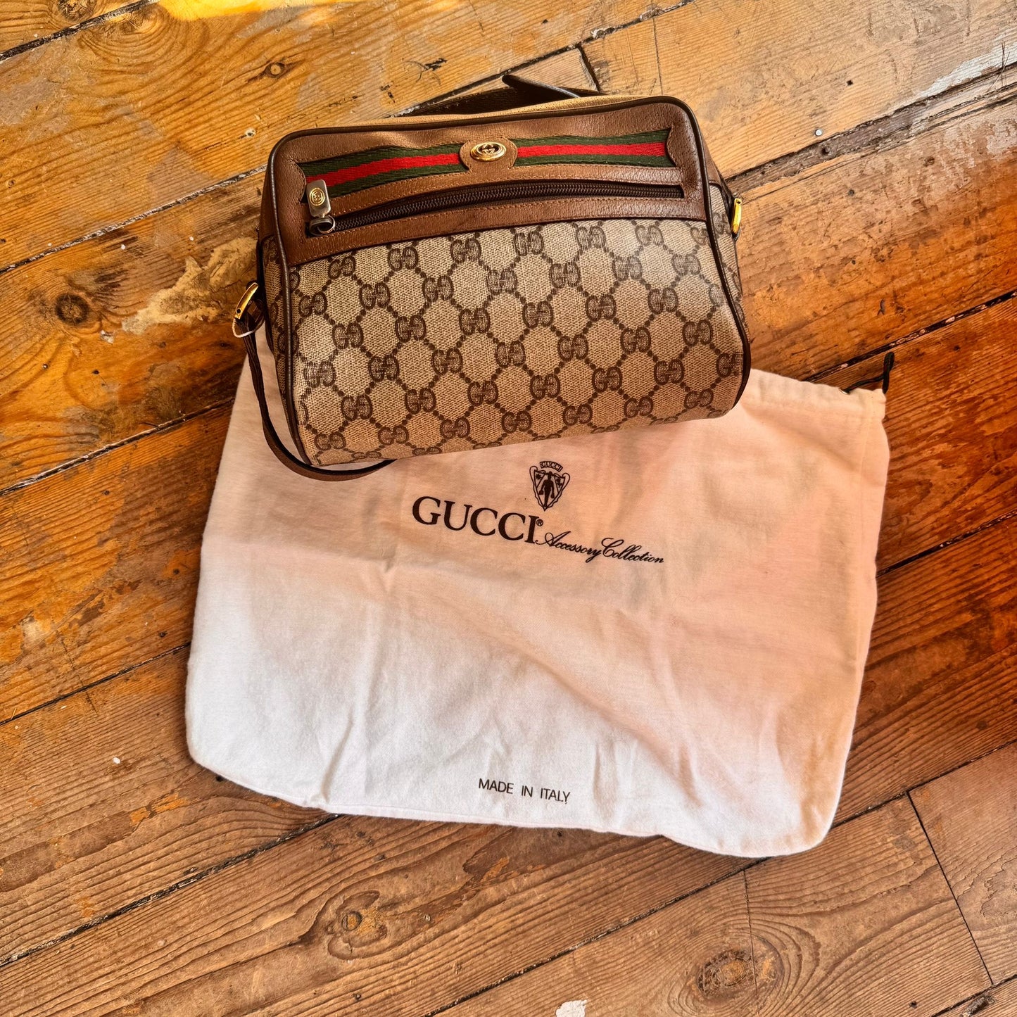 1980’s Gucci Ophidia Monogram Crossbody Bag