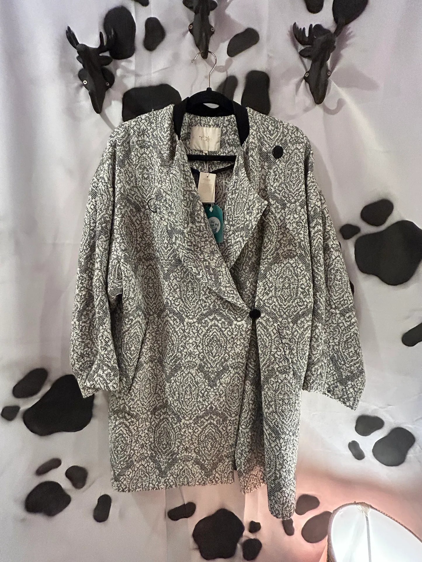 Maje Asymmetrical Jacket UK 8-12