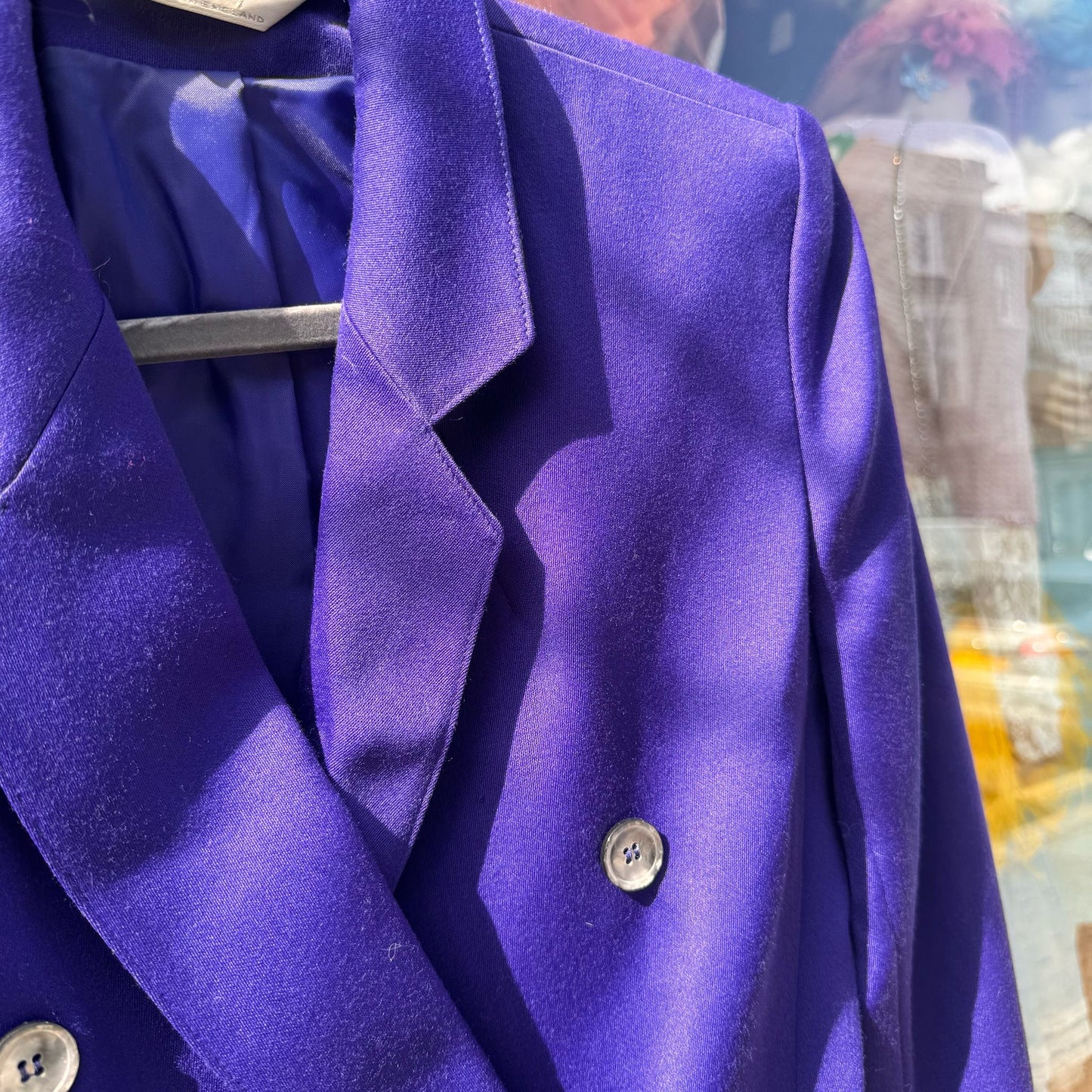 1980’s Cropped Jacket Skirt Suit UK 6