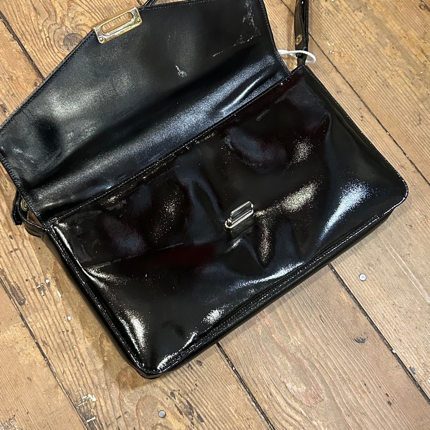 1980’s Russell & Bromley Patent Leather Handbag
