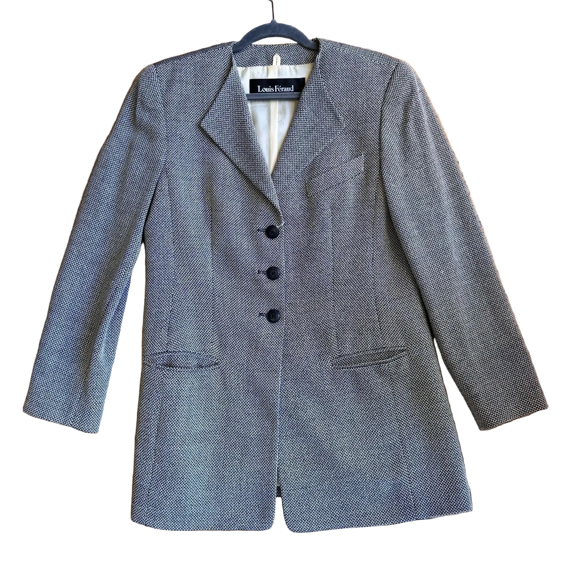 1980's Louis Féraud Blazer UK 12-14 – The Velvet Pig Vintage