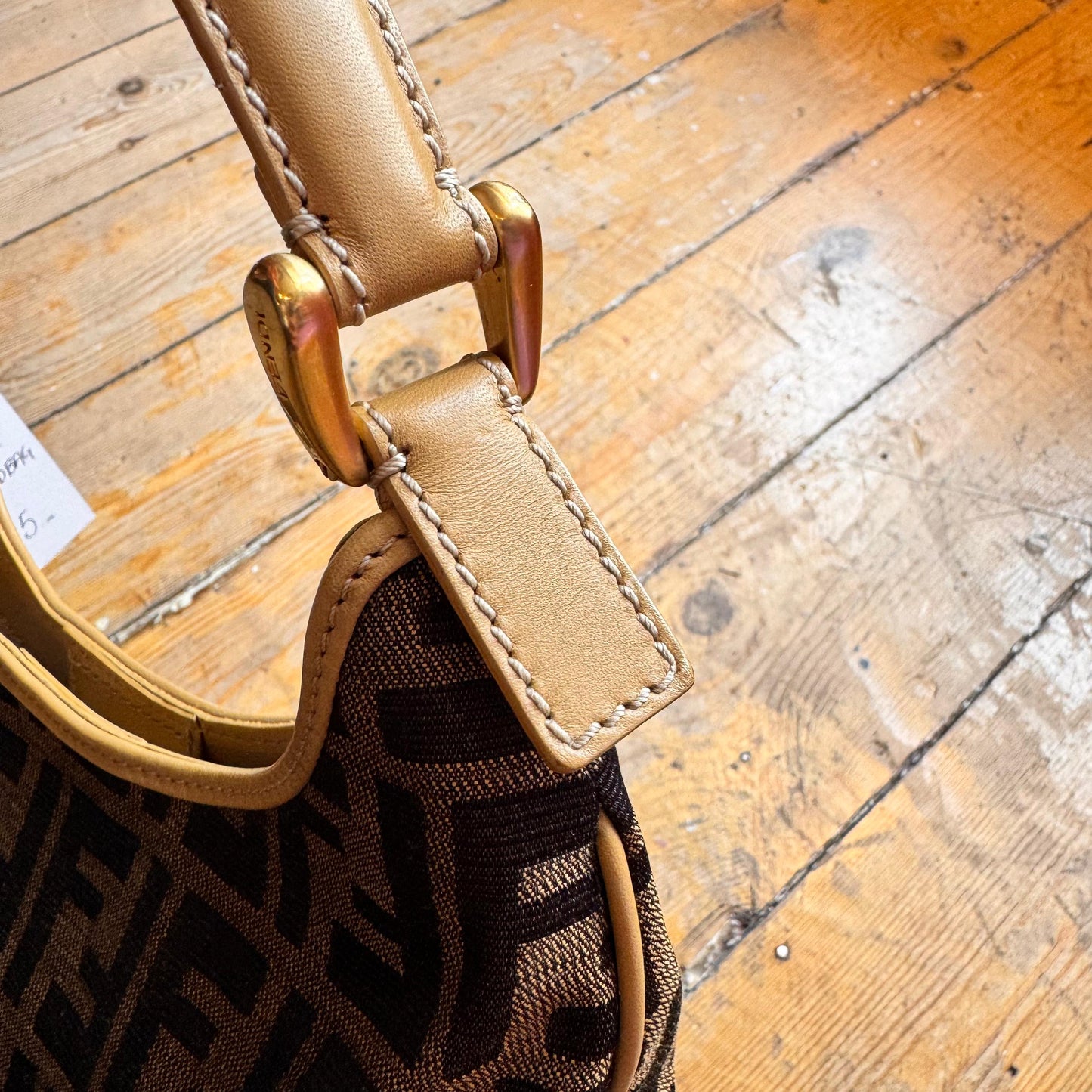 Vintage Fendi Zucca Hobo Bag
