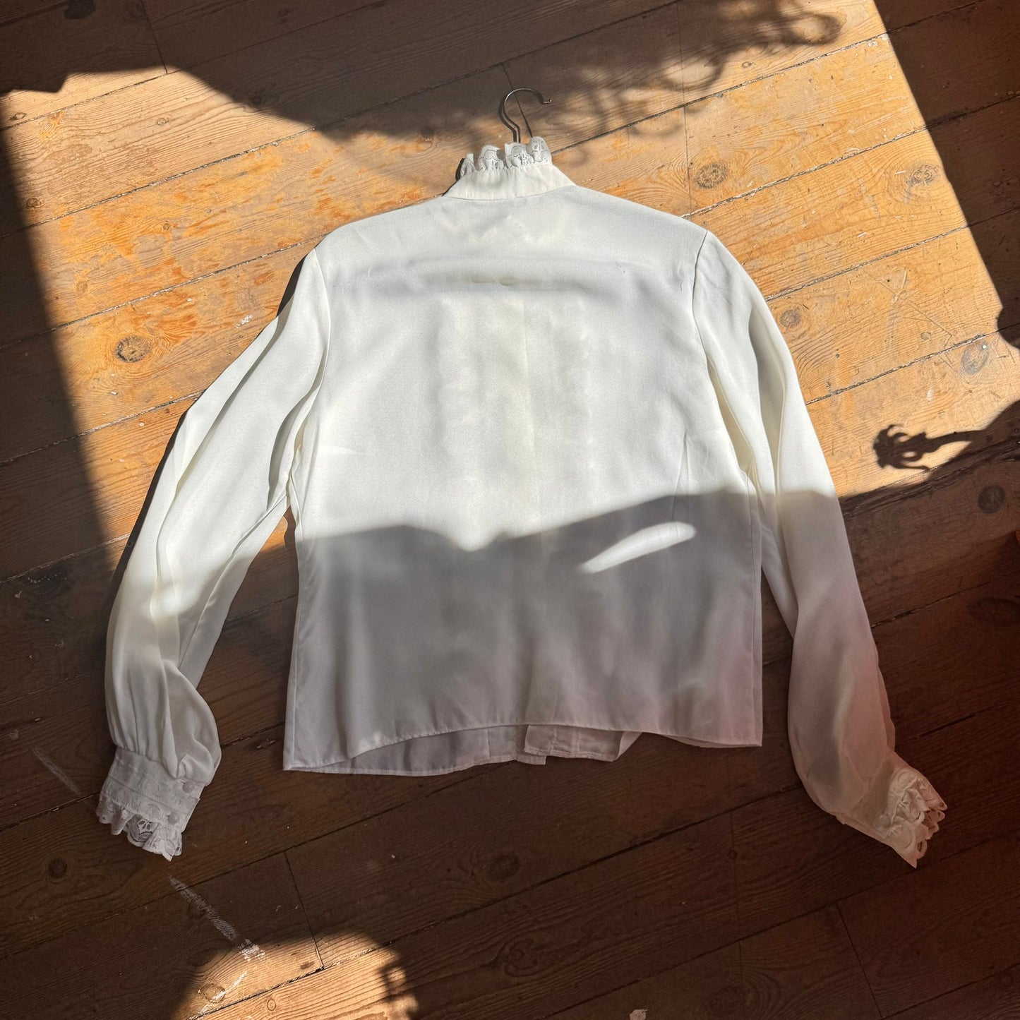 1960’s Elsie Whiteley Frilly Blouse UK 12-14