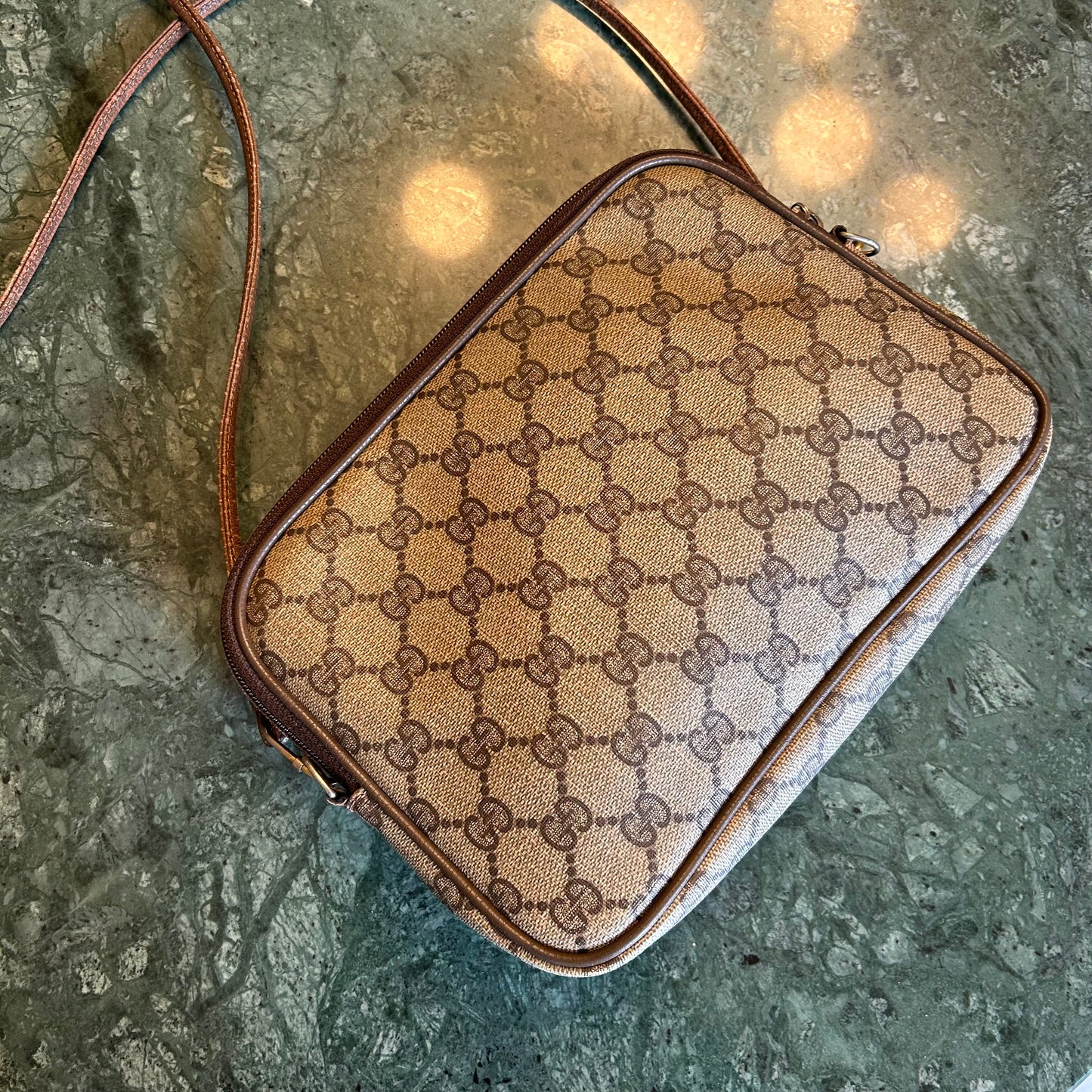 1980’s Gucci Monogram Crossbody Bag