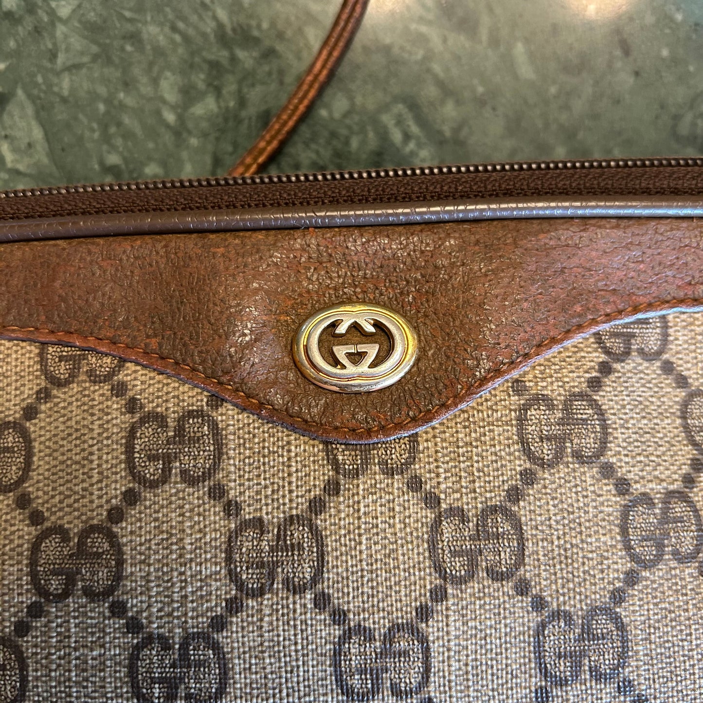 1980’s Gucci Monogram Crossbody Bag
