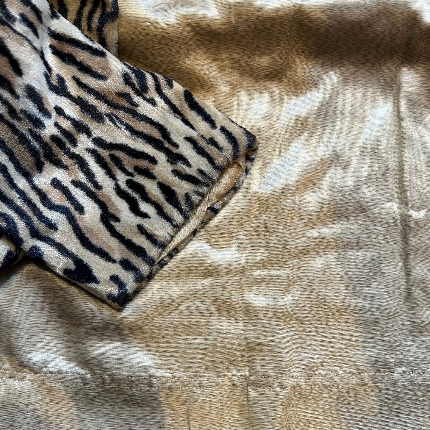 1950’s Faux Ocelot Fur Coat UK 10-14