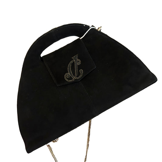 1980’s Charles Jourdan Suede Curved Bag