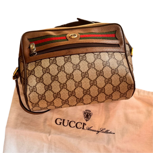 1980’s Gucci Ophidia Monogram Crossbody Bag