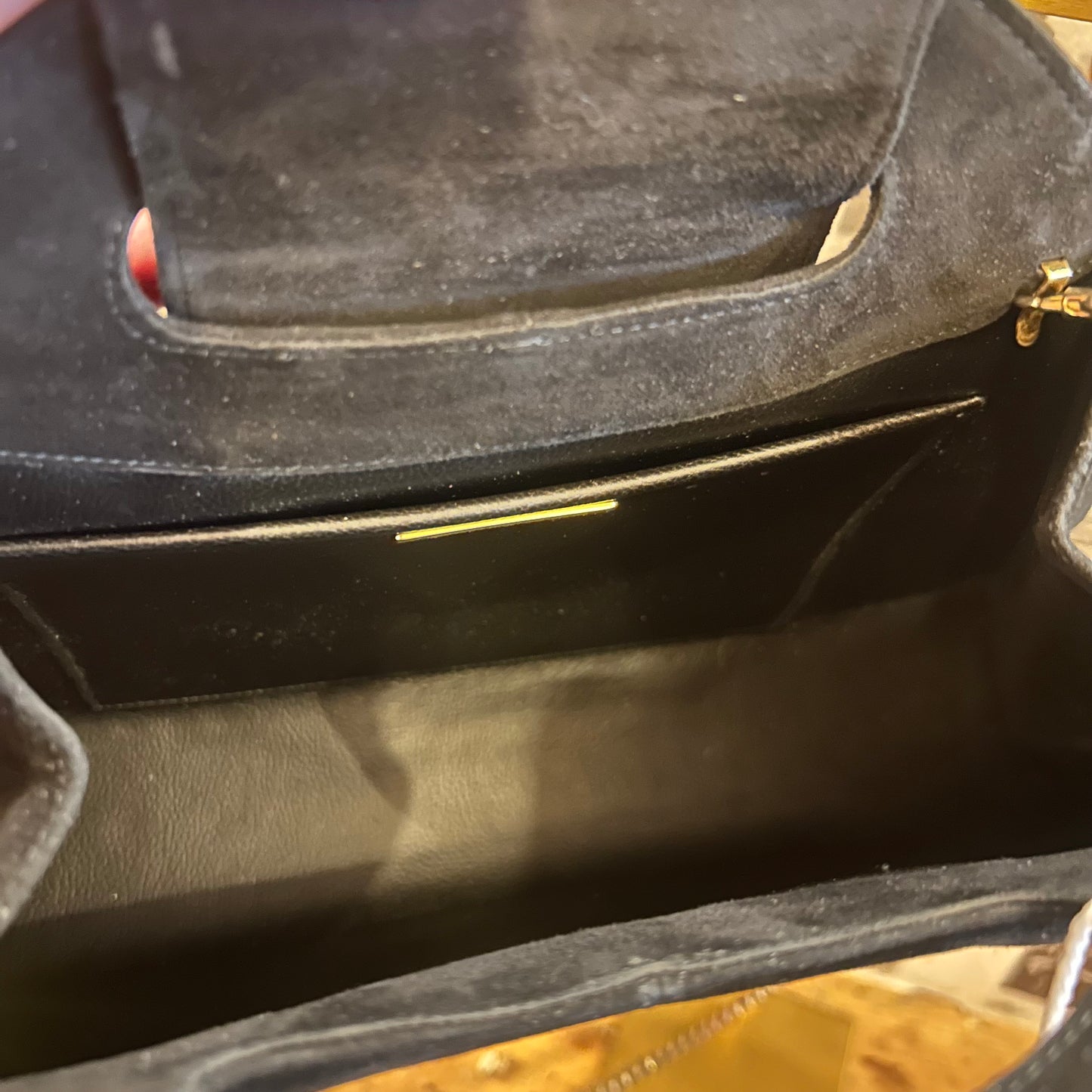 1980’s Charles Jourdan Suede Curved Bag