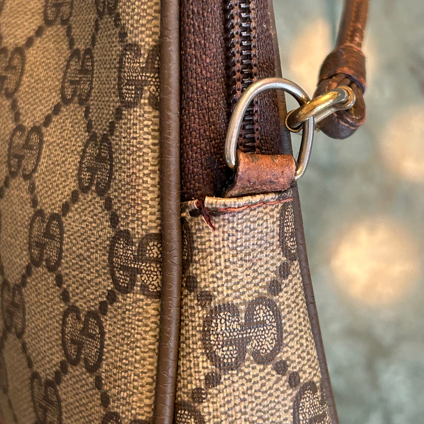 1980’s Gucci Monogram Crossbody Bag